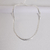 Chocker Fita Transada Prata