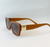 Oculos proud caramelo, lente marrom - USE MALLU - SEMI JÓIA 