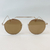Oculos gold dourado, lente marrom claro. - comprar online