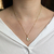 colar borboleta madre pérolas- aço inoxidavel ouro18k - comprar online