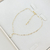 tornozeleira trevo cristal - ouro18k - comprar online