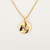 Colar Pingente M Personalizado Dourado 60cm na internet
