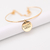 Pulseira Aro Personalizada Dourada - USE MALLU - SEMI JÓIA 