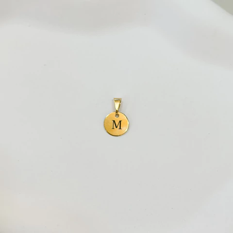 Pingente P Personalizado - ouro18k - comprar online