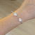 Bracelete 2 gotas lux - prata925 na internet