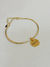 Pulseira Aro Personalizada Dourada - USE MALLU - SEMI JÓIA 