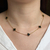 Colar 5 trevos preto - aço inoxidavel ouro18k - comprar online