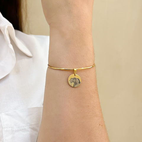 Pulseira Aro Personalizada - ouro18k - comprar online