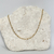 Colar Chocker Carti Aço Dourado - USE MALLU - SEMI JÓIA 