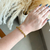 Pulseira elos tiff - aço inoxidável ouro18k - USE MALLU - SEMI JÓIA 