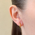Brinco argolinha P -aço inoxidável ouro18k - USE MALLU - SEMI JÓIA 