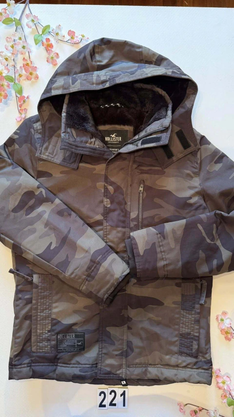 CASACO HOLLISTER ORIGINAL ALL WEATHER COLLECTION FORRADO 11 A 12 ANOS