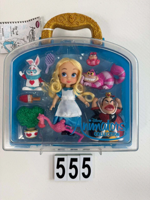 Maleta Disney Animators ALICE Collection Mini Completa Nova com etiqueta
