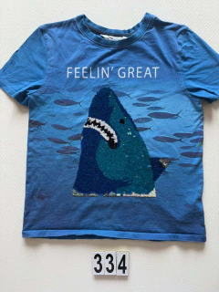 CAMISETA H&M 8 A 10 ANOS , FORMA PEQUENA SERVE 6 A 7