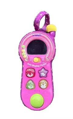 Telefone Vtech Canta, faz sons de animais , acende. - Brechozinho de Importados