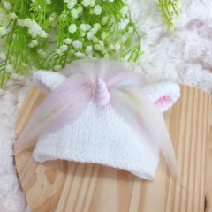 Touca para boneca - Modelo Unicórnio - Tamanho m - boneca russa de pano - comprar online