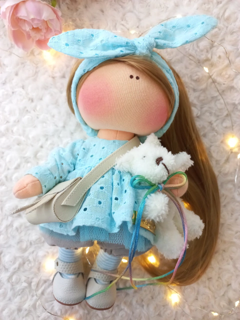 Boneca de Pano para brincar - decorar quarto - decorar festa infantil.