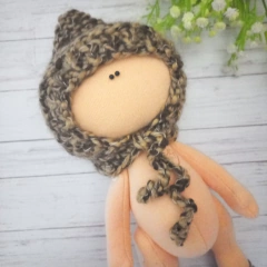 Touca para boneca - Modelo Duende - Tamanho M - Boneca Russa