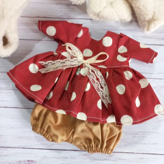 Roupa de boneca - Kit de vestido e acessórios - boneca de pano - brinquedo. - Bonecas decorativas e para brincar do Ale Fernandes Atelier