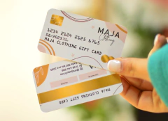 Gift cards / Tarjeta de crédito (9x5cm) Laminado + puntas redondeadas x 150 u. - Imagine Soluciones Graficas