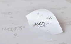 Stickers calados con hot stamping x 5 planchas A3 (40x30 cm) - Imagine Soluciones Graficas