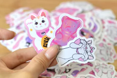 Calcos sueltos de vinilo x150 /Vinilo UV / corte total - comprar online