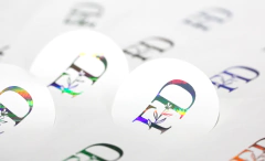 Stickers calados con hot stamping x 5 planchas A3 (40x30 cm) en internet