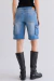 BERMUDA DENIM CARGO THEO - Queen Juana — shop online