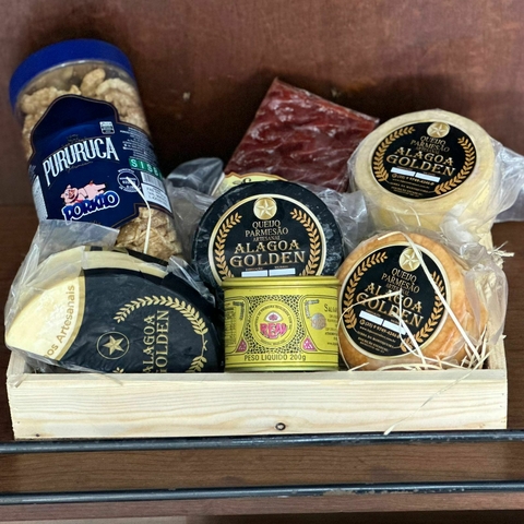 Cesta de queijo para aniversarios - comprar online