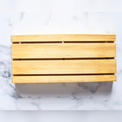 Jabonera de Madera Doble - comprar online
