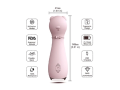 Massageador Feminino Recarregável Bonnie - Importado - Dellas Íntima Lingerie