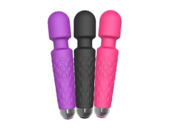 Varinha mágica Hot recarregável e emborrachada - VibraToy