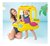 Imagem do Boia Inflável Intex Para Bebê 56573 Fralda Com Cobertura