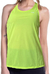 Regata Feminina Rainha Beach Tennis Amarelo Flúor