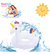 Imagem do Boia Unicórnio Infantil Inflável P/ Piscina 4 A 8 Anos 70x48
