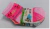 Kit 3 pares de Meia Bebê Feminino Antiderrapante Cores Sortida 12-24 Meses