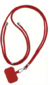 Cordão Para Smartphone Universal Alça De Pescoço E Pulso Cor Vermelho