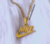 Pingente Dourado 3 cms