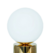Abajur Oy Dourado E Branco 25W Bella - comprar online