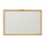 Quadro Branco 95X65 Moldura em Madeira Escolar Pequeno Lousa Branca / sem apagador sem canetas
