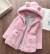 Casaco De Lã quentinho Rosa Feminino - 2 anos