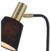 Abajur Pipe ME002 40W Bella Dourado com Preto Bivolt - comprar online
