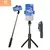 H'maston Bastão Pau de selfie Tripé Retrátil 100cm Controle Bluetooth Celular