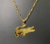 Pingente Dourado 4 cms