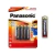 Pilha Panasonic Alcalina Palito AAA Power 4 unidades