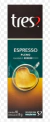 Capsula 3 Corações Espresso Pleno 80g c/10 Capsulas de 8g Vencimento 03/2026