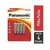 Pilha Panasonic Alcalina Palito AAA Power 4 unidades - comprar online