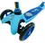Patinete Unitoys Dina C/ Pelúcia E Luzes Azul - comprar online