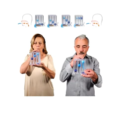 Ejercitador respiratorio pulmonar triflo - Igma Insumos Hospitalarios