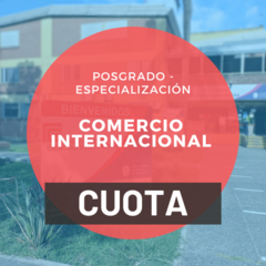 CUOTA MENSUAL ESP. EN COMERCIO INTERNACIONAL